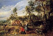 Peter Paul Rubens The Farm at Laken Spain oil painting artist